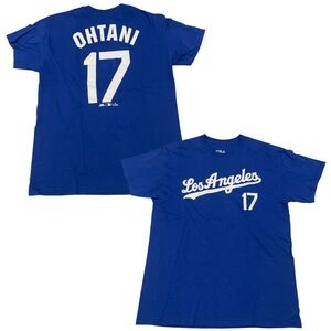 CSA MLB LA Dodgers Shohei Ohtani #17 Blue Tee Size L (Retail $28)
